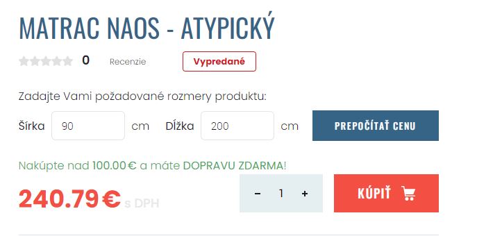 príklad atypického produktu - bubaj.sk