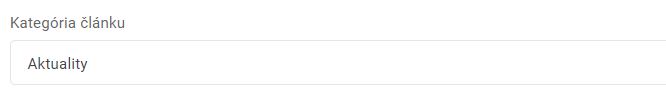 články - úprava článku - kategória