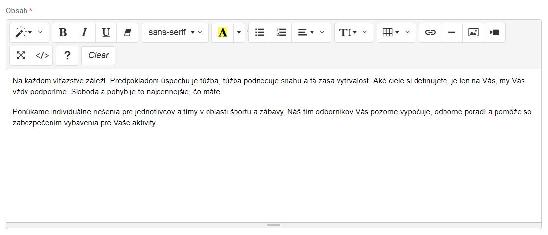 články - úprava článku - obsah