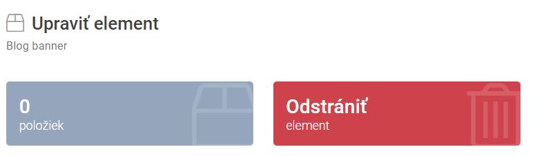 elementy - samostatný banner -  úvod úpravy
