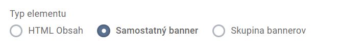 elementy - samostatný banner - typ elementu