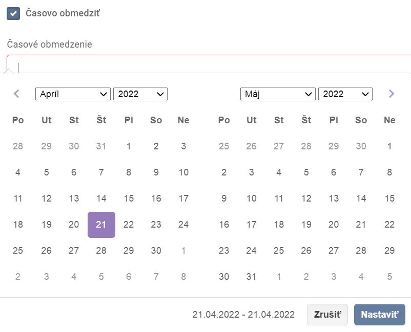 hromadné zľavy - vytváranie hromadných akcií - časovo obmedziť