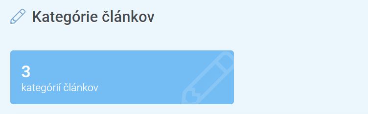 kategórie článkov - hlavička