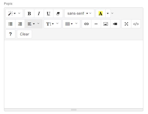 kategórie - popis kategórie