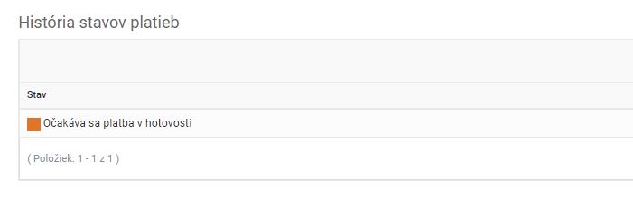 história stavov platieb