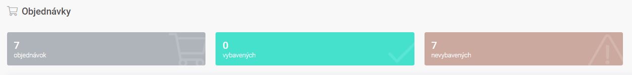 objednávky