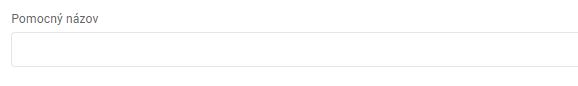 pomocný názov produktu
