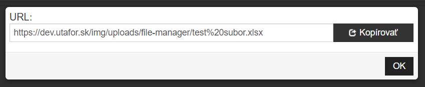 kopírovanie url súboru