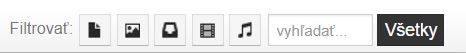 filtrovanie súborov